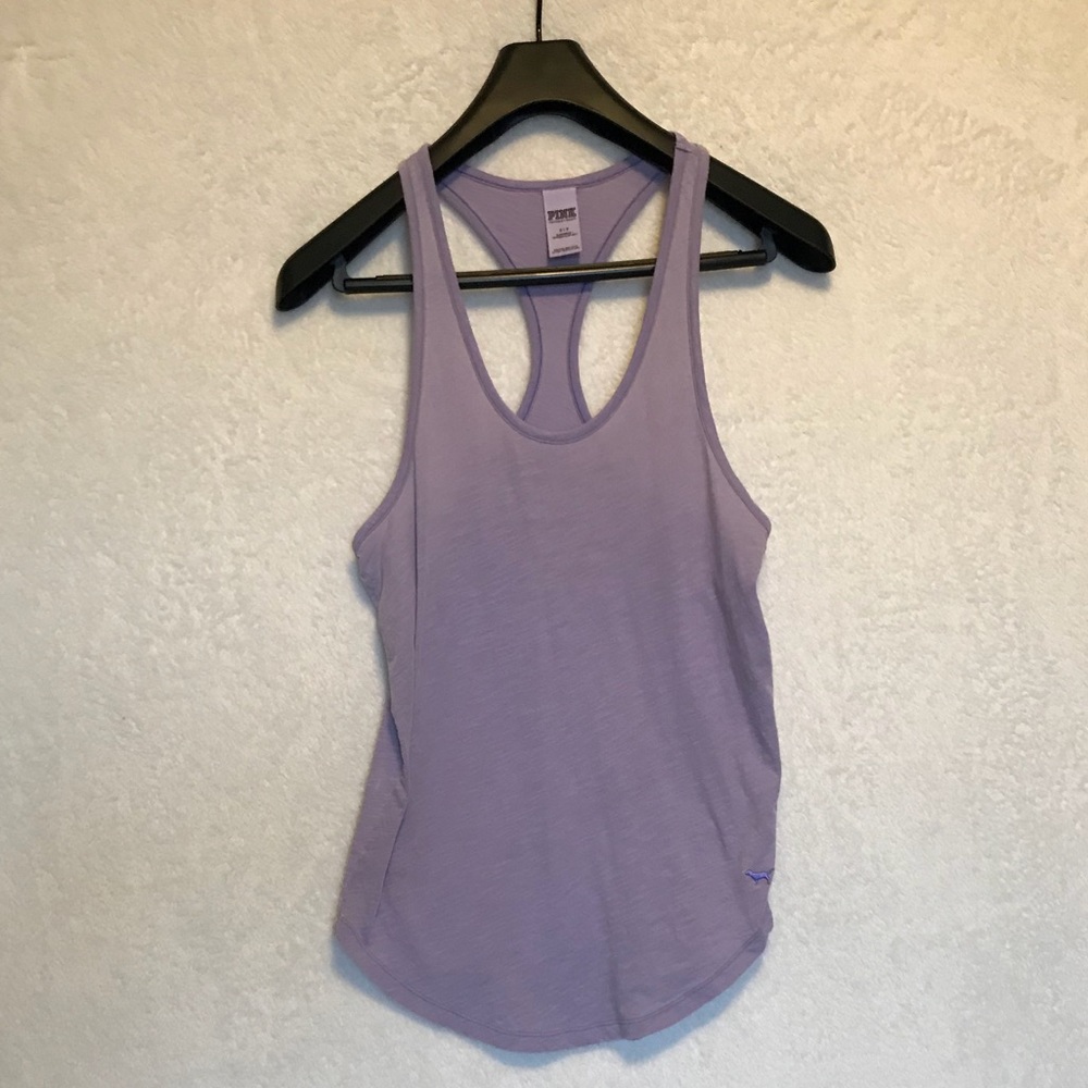 Victoria’s Secret PINK Racerback Purple Tank Top